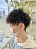 王道刈り上げマッシュ