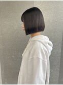 顎下3センチストレートボブ