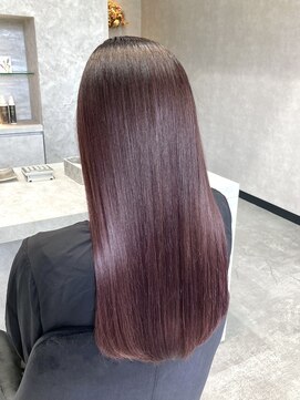 ローカス(Locus) 髪質改善カラーエステ/ピンクラベンダー/艶カラー