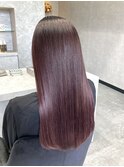 髪質改善カラーエステ/ピンクラベンダー/艶カラー