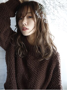 サロン 名和店(SALON) 透け感ベージュ×ラフウェーブ　by mika