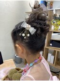 kidsヘアアレンジ