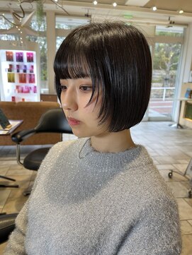 ソワン ドゥ ブレス 高の原店(soin de brace) フェイスレイヤー×ボブ/レディース/小顔