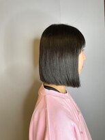 ブロッサム 東久留米店(Blossom)&nbsp;20代30代40代前下がりストレート小顔補正立体カット