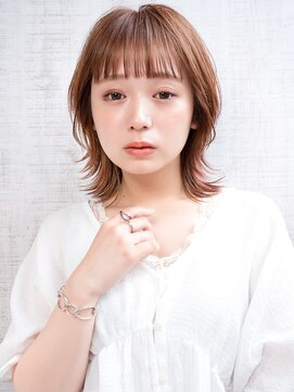 シド 表参道(s.i.d) ☆大人可愛いウルフくびレイヤー ハッシュカット20代30代40代