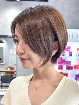 プルーヴ 秋葉原(prove) 30代40代大人女性/前髪ありショートボブ/ショートヘア/髪質改善