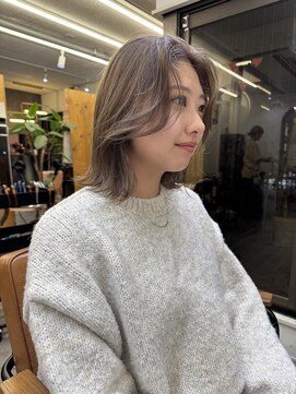 ネルケ 立川(nelke) フェイスレイヤーニュアンスボブ_ショートカット_20代30代