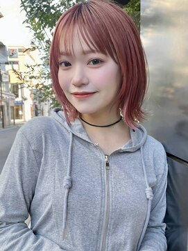 トルネード(TORNADO) くびれボブ外ハネ シースルーバング フェイスレイヤーA0123