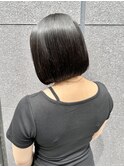 40代50代60代耳かけショート前髪なしハンサムショート白髪ぼかし