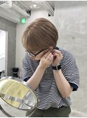 ☆ハイトーンブリーチミルクティーカラーホワイトベージュカラー