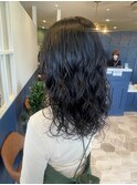 ロングパーマ