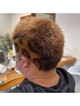 エント(ent) 太めモヒカン＊レオパード