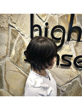 ナチュラルハイセンス 本店(natural high sense) ウルフ×コンパクト似合せカット/町屋駅