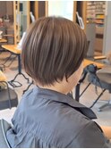 ボブ/ショートボブ/ハイライト/30代/40代/大人女性/白髪ぼかし