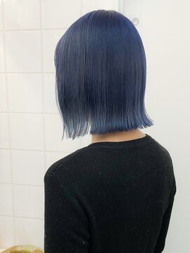 デート 下北沢(DATE) 下北沢切りっぱなしボブリーチカラーダブルカラーレイヤーボブ◇