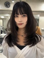 ヨロ 渋谷(YOLO) 韓国ヘアーハッシュカットレイヤーカットハイライトカラー