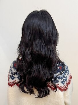 チョビー 銀座(chobii) 西/暗髪/デジタルパーマ/コテ巻き風パーマ