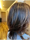 ニュアンスハイライト+ミディアムレイヤー