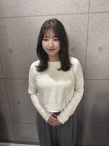 ウニュ(unu.)&nbsp;透明感カラー、オリーブグレージュ、髪質改善