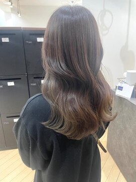 ユニ バイ マグ 長野店(Uni.by Mag) 大人可愛い大人美人くすみカラーアッシュグレーベージュ