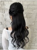 池袋ヘアメイク　池袋ヘアセット　くるみちゃんヘア