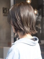 リア 自由が丘(REA) 【切りっぱなしボブ】透明感アッシュカラーと切りっぱなしボブ