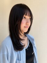 ペスカケイクリエイティブ(PESCA K-CREATIVE)&nbsp;ナチュラルフェイスレイヤーセミロング