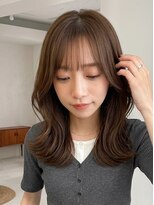 オルク 札幌大通(Orque)&nbsp;透明感夏カラー/髪質改善◎韓国風くびれレイヤー美髪ヘア