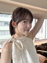 ガーランドギンザ(Garland Ginza)&nbsp;顔周りカットグレージュカラー赤みなしカラー