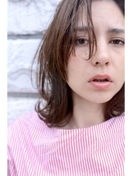 ミラバイグリーン(Mira by green) グレージュ‐midi‐　#シースルー