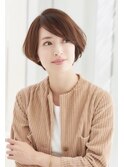 小顔大人ショートボブ×ひし形シルエット【瀧上丈司】