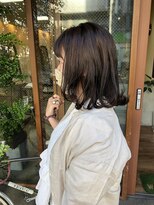 ニコアヘアデザイン(Nicoa hair design) 落ち着いた雰囲気の暗髪スタイル