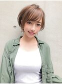 【to/na】宮崎えりな 20代30代40代50代大人かわいいショートボブ