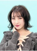 ボブルフフレンチカジュアルニュアンスパーマ［池袋/］