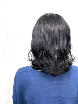 パルマヘアー(Palma hair) ネイビー×ハイライト