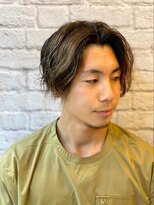 ヘアサロン 銀座マツナガ新宿店(hair salon) ミディアムツイスト　センターパート