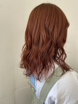 ヘアーアトリエ ネヴェア(hair atelier NEVAEH) orange beige