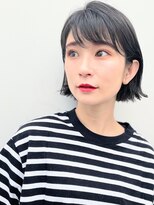 ドロップ(drop) ダークブルー外ハネAラインボブ【drop/表参道/青山】