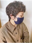 【morio 原宿】ベリーショート 外国人風パーマ くるくる