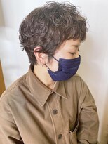 モリオフロムロンドン 原宿本店(morio from London) 【morio 原宿】ベリーショート　外国人風パーマ　くるくる