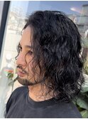 2.30代に人気◎大人のルードヘア波巻きツイストスパイラルパーマ