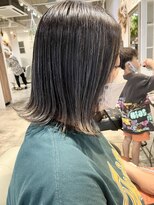 ナルヘアー 越谷(Nalu hair)&nbsp;外ハネボブ/グラデーションカラー/アッシュグレー