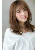 □マロンベージュ大人可愛い外巻きパーマ201★越谷20代30代40代