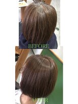 色髪&nbsp;ツヤめきグレイカラー