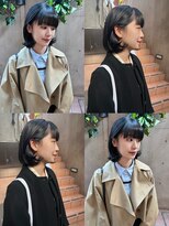 ジェノ(JENO by apish) ふんわりカール!韓国風ワンカールボブパーマ!