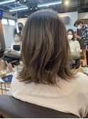大人可愛い/ショコラアッシュ/ヘルシースタイル/ふんわりカール