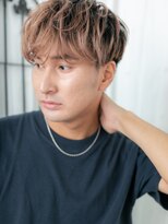 モッズヘアメン 名護大東店(mod's hair men) 無造作に決めるハイトーンカラー/ツーブロックマッシュc名護