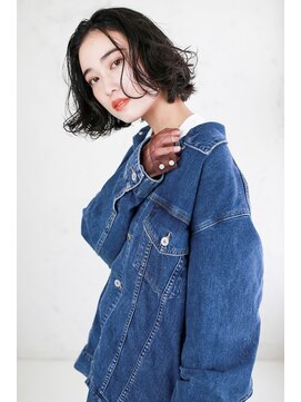 ラフィスヘアーゴート 大和八木店(La fith hair goat) 【La fith】切りっぱなしふんわりボブ