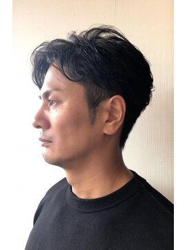 ヘアアンドアイラッシュ ココアンジェ くりえいと宗像店(Coco Ange) 大人かき上げツーブロック