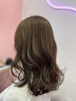 ウィクシーミミ 栄矢場町店(wixy mimi)&nbsp;ブリーチなし！明るめミルクティーカラー♪